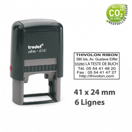 Tampon Encreur Trodat 4941 (41 x 24 mm)
